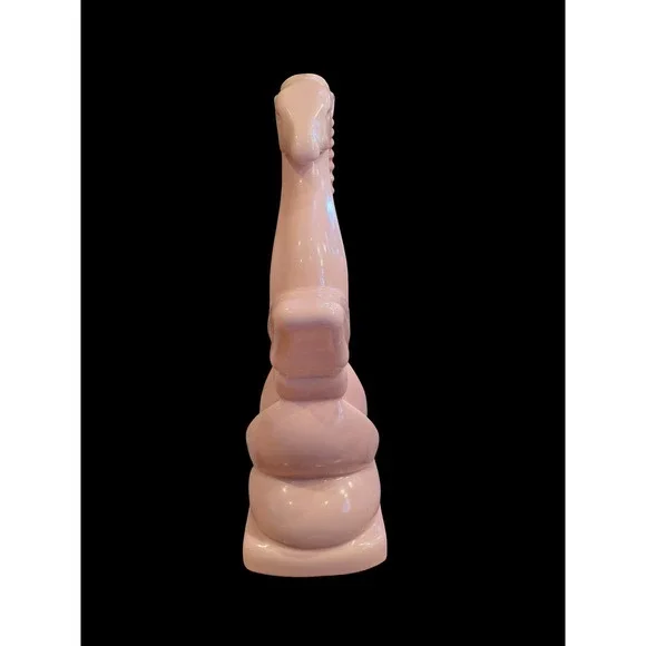 Vintage Pink Ceramic Gazelle Antelope Figurine Statue Mid Century Modern‎ Decor - Picture 3 of 9